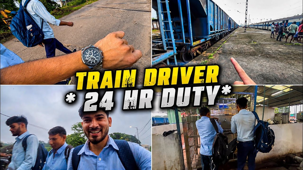 24-Hour Duty Vlog of a Loco Pilot
