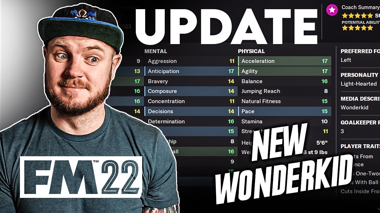NEW Winter Update Wonderkid! FM22.3