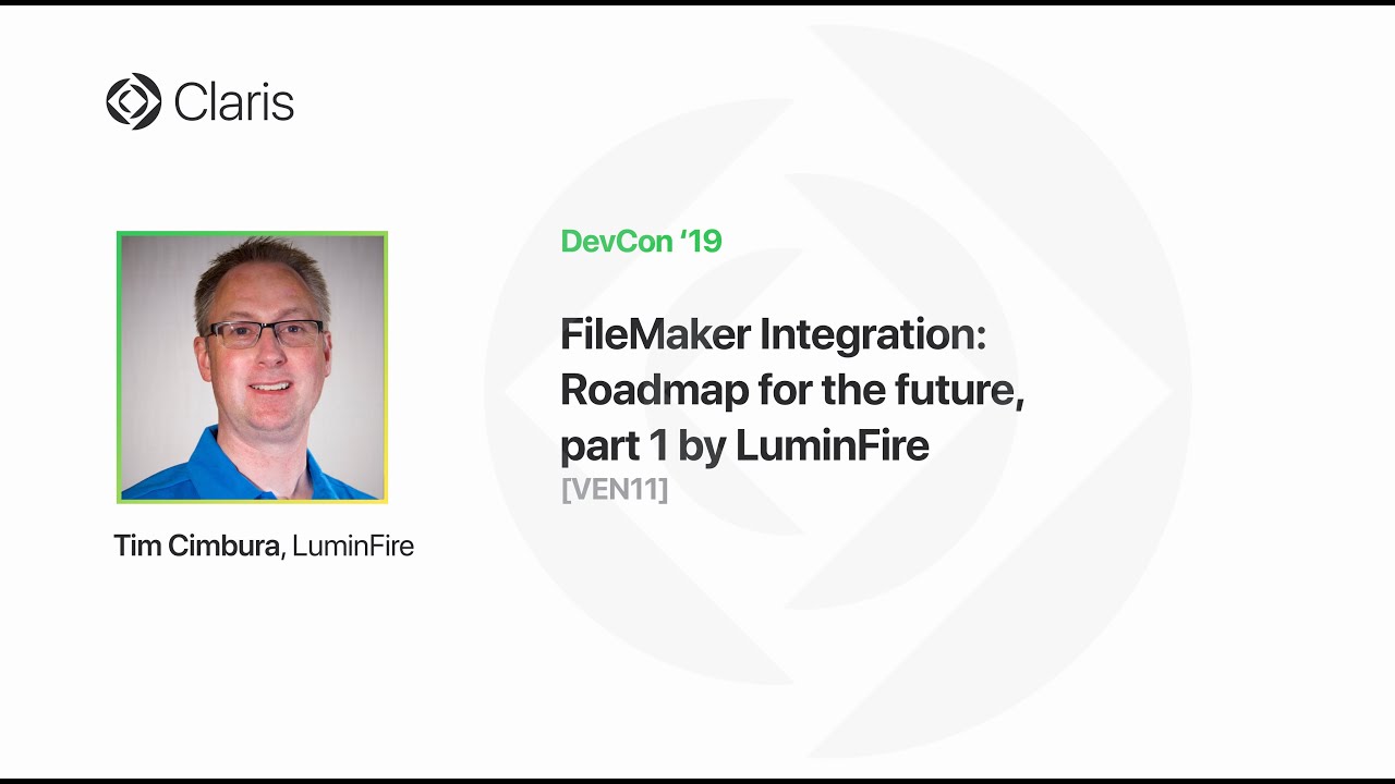 FileMaker Integration: Roadmap for the future, part 1 by LuminFire [VEN11]