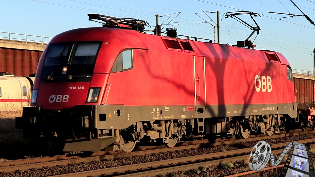 Trainspotting #1053 - 4k60 - ÖBB Taurus BR1116 186-8 mit KLV Zug