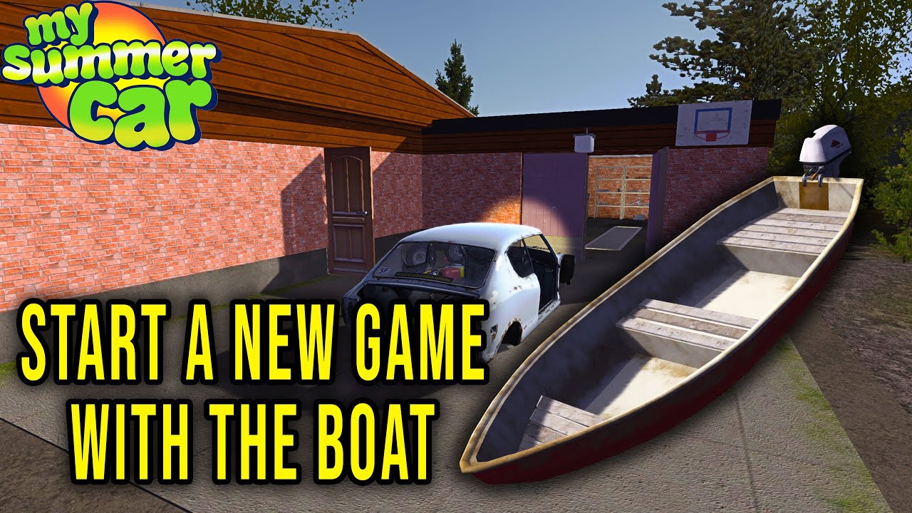 STARTING THE GAME WITH THE BOAT - My Summer Car #230 | Radex