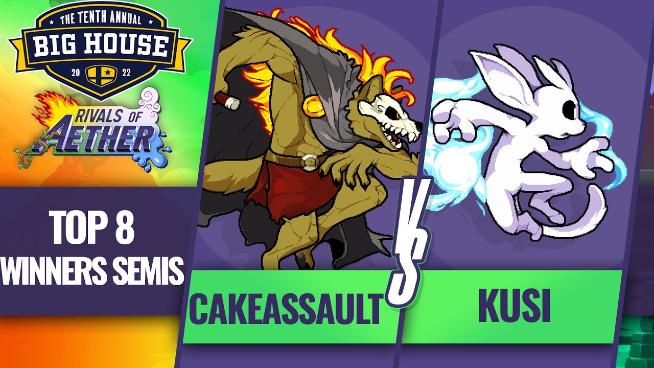 CakeAssault vs kusi - Rivals of Aether Top 8 Winners Semis - The Big House 10 | Forsburn vs Ori
