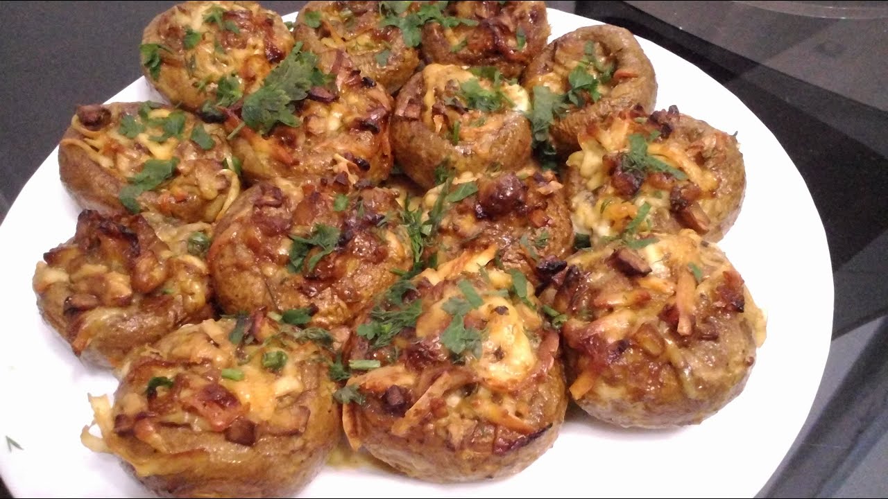 Сочные грибы шампиньоны  в духовке. Самый вкусный рецепт. ГРИБЫ