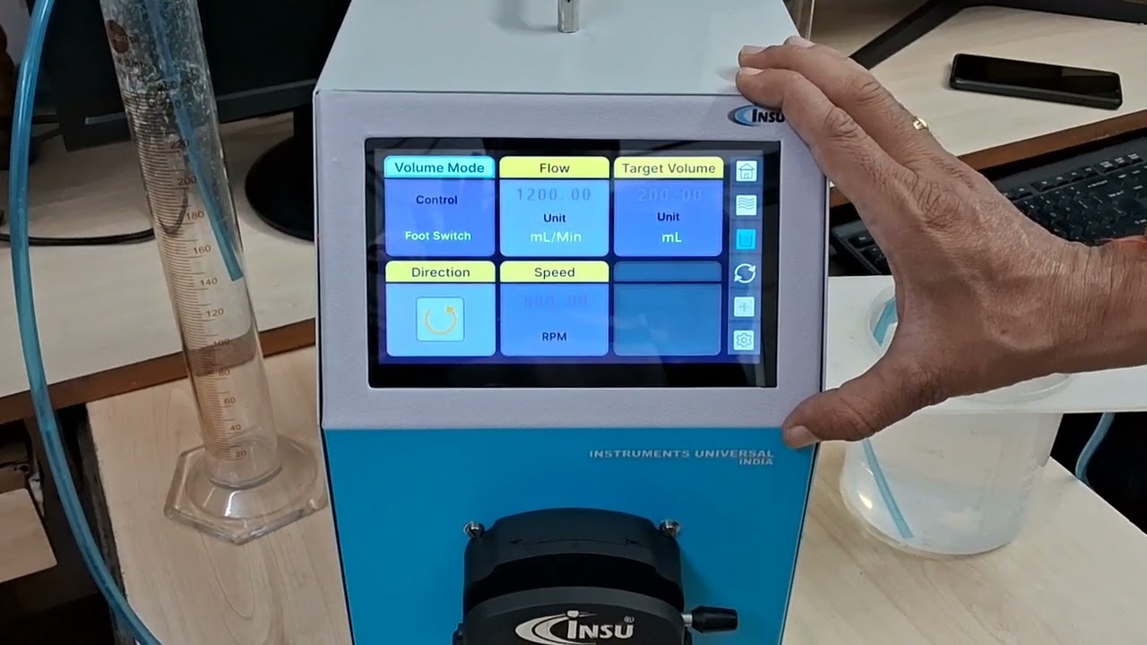 Introducing Instruments Universal's Peristaltic Pump IU DP1 MF TC: Precision Flow for Your Lab
