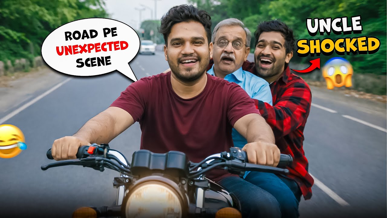 Uncle Ke Sath Unexpected Bike Ride 😳 | Gym Se Road Tak Full Masti 😂| Delhi Kings Unfiltered