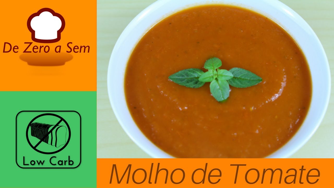 COMO FAZER MOLHO DE TOMATE LOW CARB | De Zero a Sem