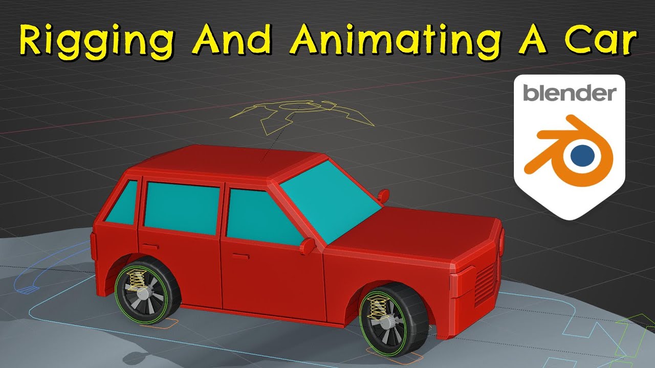 Урок по риггингу и анимации автомобилей в Blender