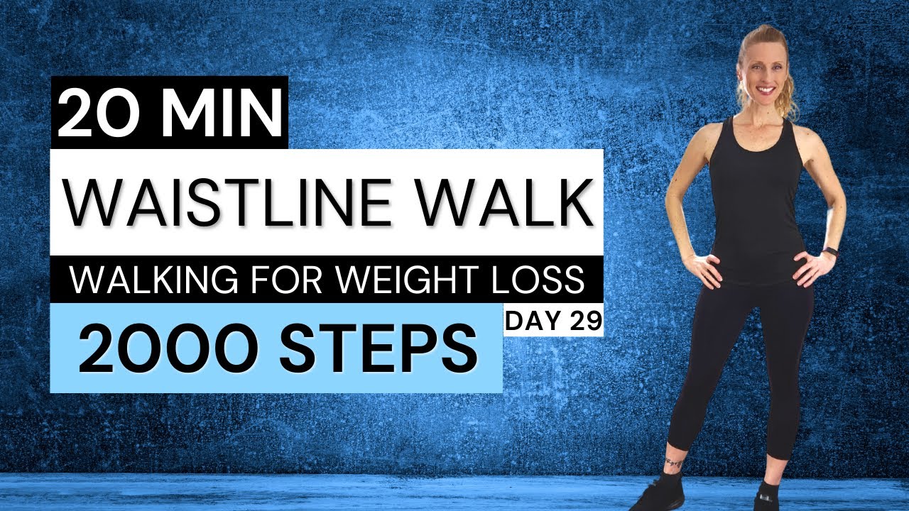 FAT BURNING 🔥 WAISTLINE WALK 🔥 ABS & OBLIQUES | 20 Min | 2000 Steps | At Home Workout