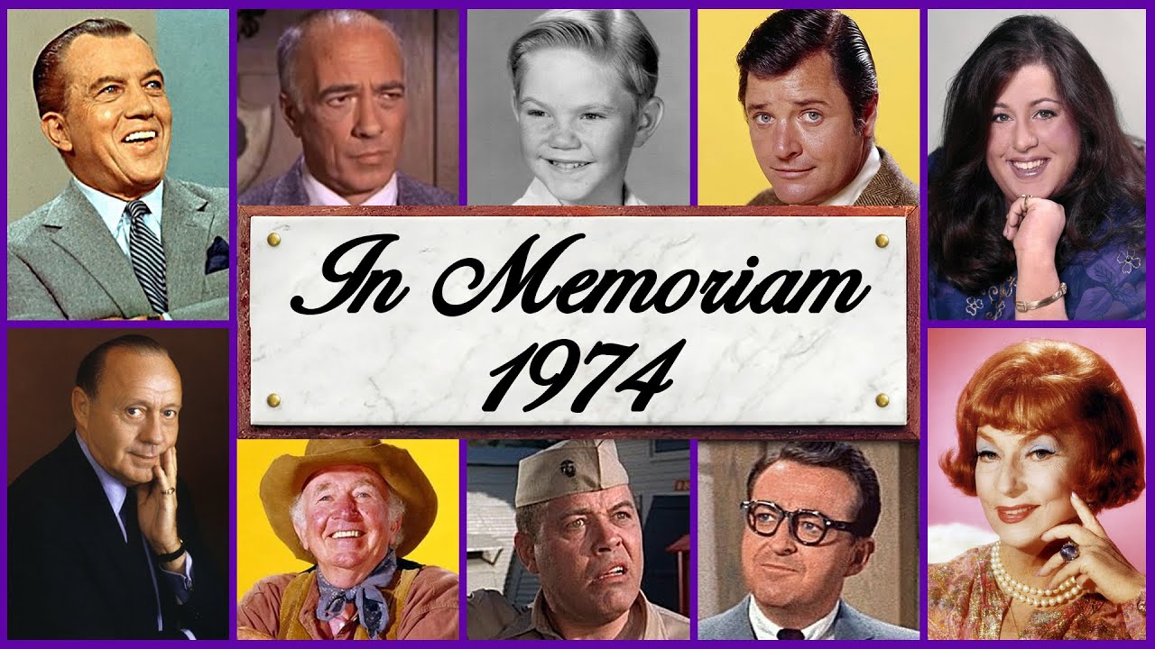 Памяти 1974: Знаменитые лица, которых мы потеряли в 1974 году | Legacy Memoriam