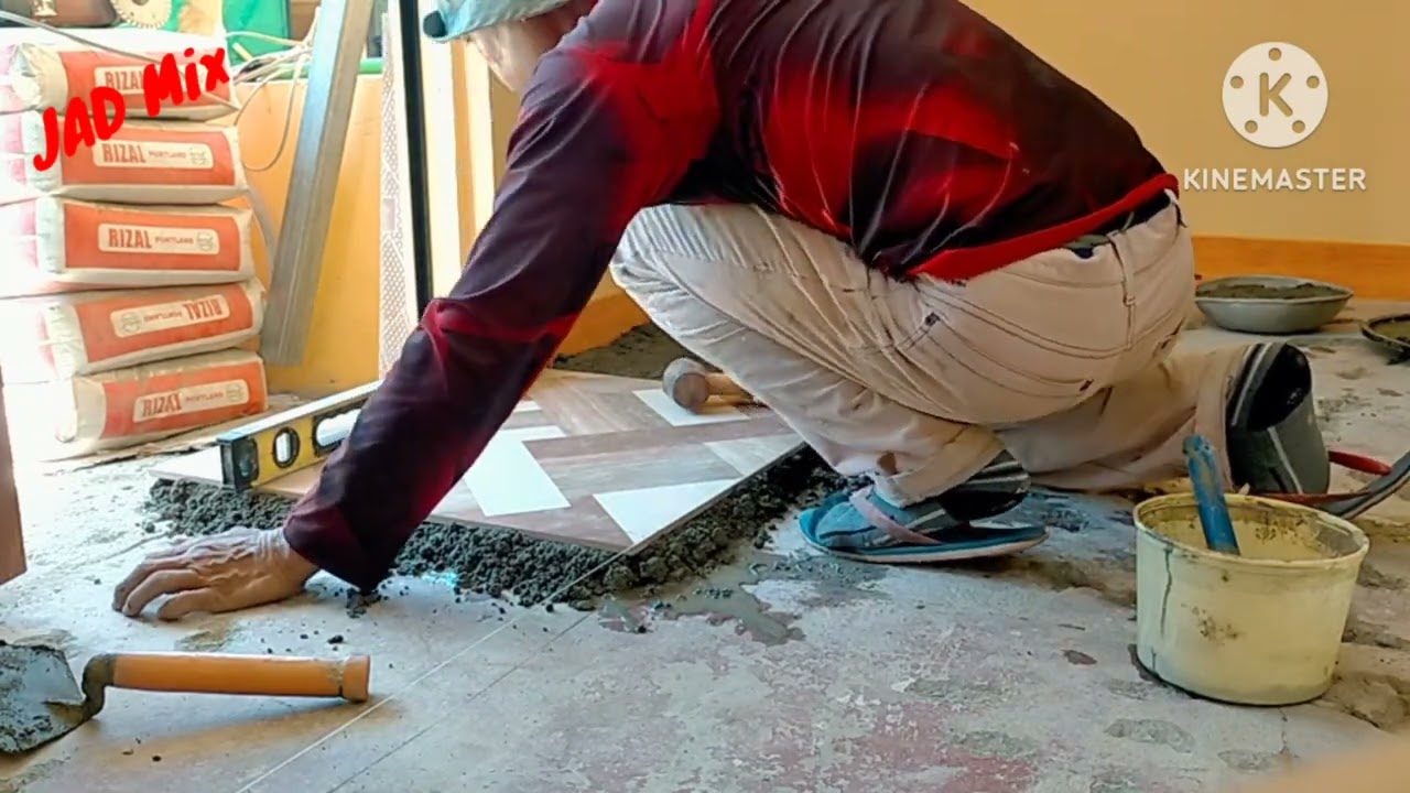 Dry pack Method Tile Installing - JAD Mix