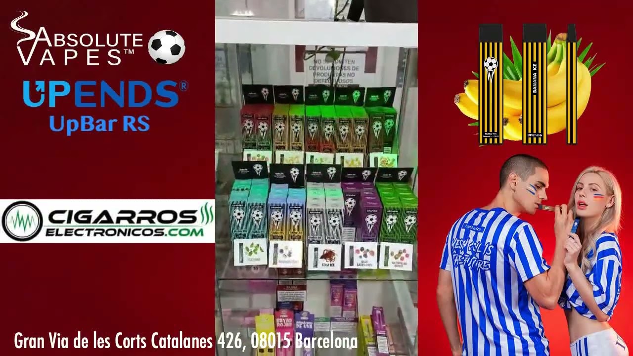 ⚽️ UPENDS UpBar RS en CIGARROS ELECTR&Oacute;NICOS  COM BARCELONA