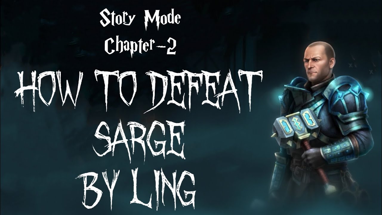 How to Defeat Sarge by Ling in Shadow Fight 4 Arena || Sfa Story Mode Chapter 2 || Boss Sarge