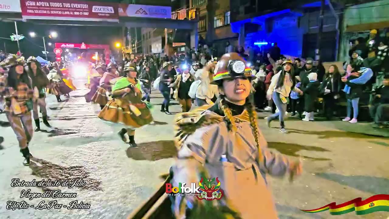 Mineritos Lero Lero - Virgen del Carmen 2025 - Entrada de la 16 Mineritos Danza de Origen Boliviano