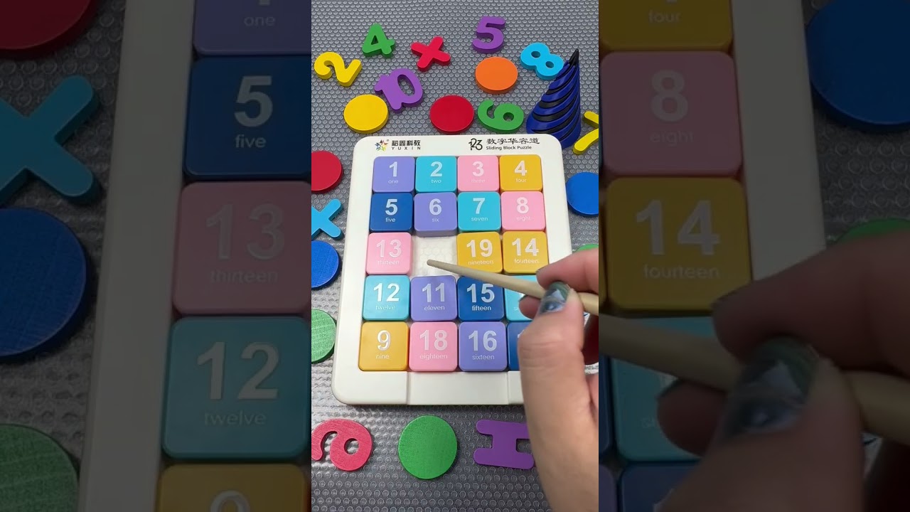 Trying to solve 1 to 19 Sliding Block Puzzle 