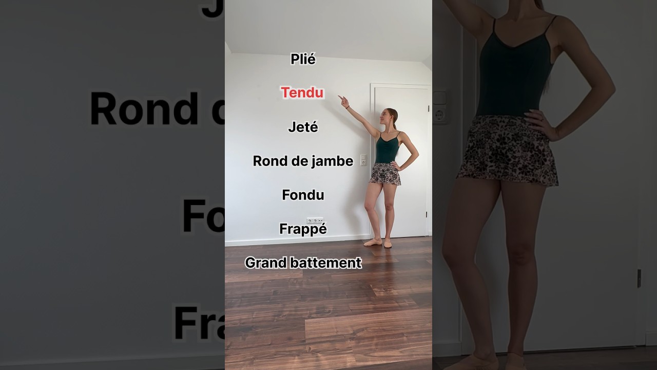 How to do BATTEMENT TENDU✨ #shorts