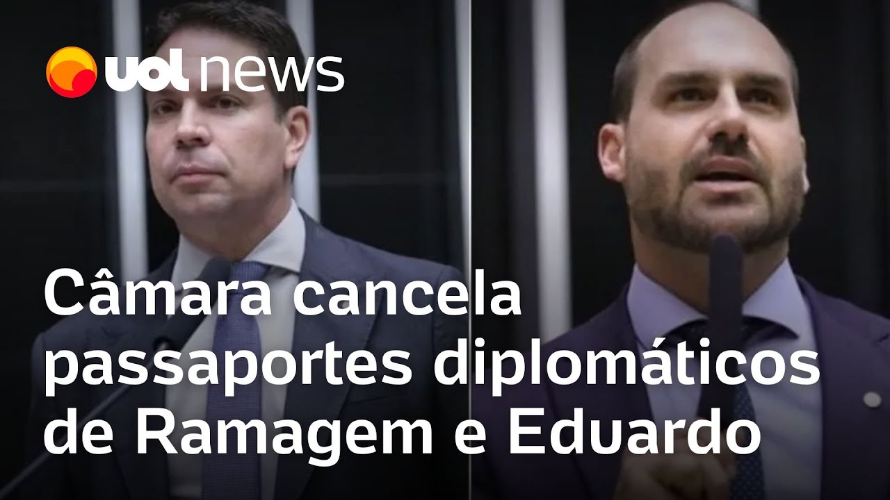 Eduardo Bolsonaro e Alexandre Ramagem têm passaportes diplomáticos cancelados pela Câmara