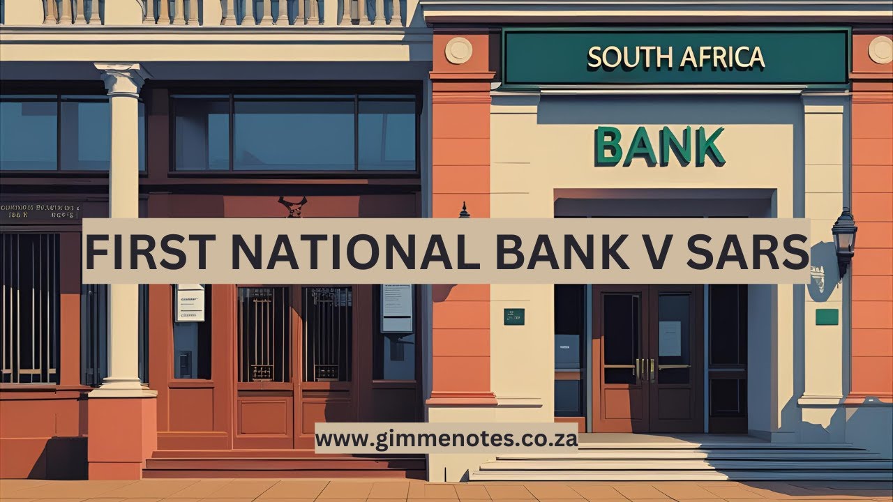 First National Bank v SARS (2002) &ndash; Property Rights & Constitutional Limits