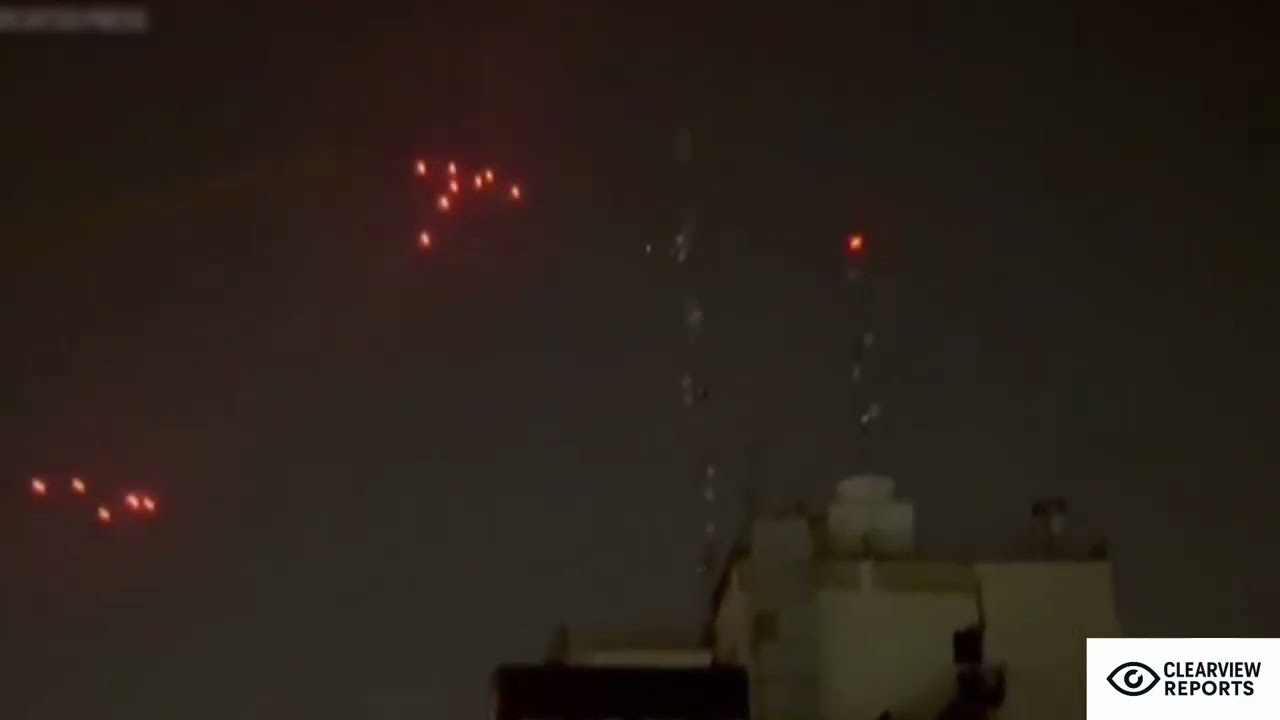 Explosions in the Sky as Mysterious Lights Appear Over Tehran During Israeli Strikes