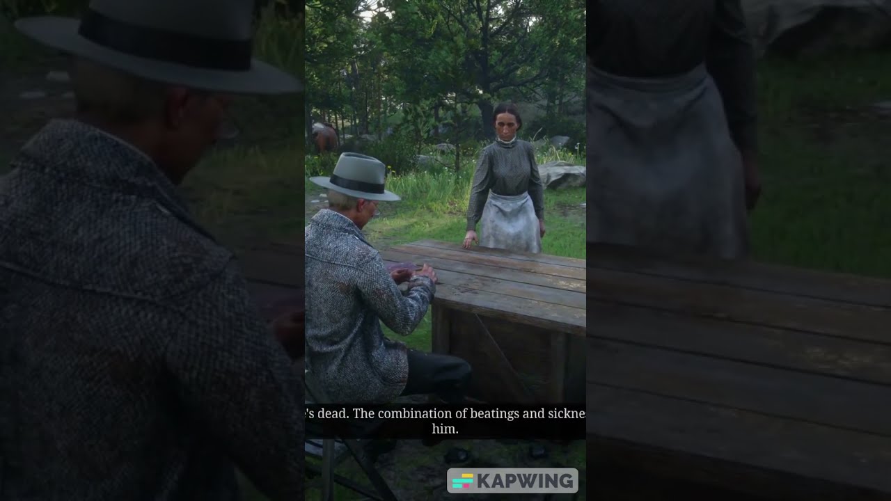 Arthur's death was karma for this. Edith Downes returned debt. Red Dead Redemption 2