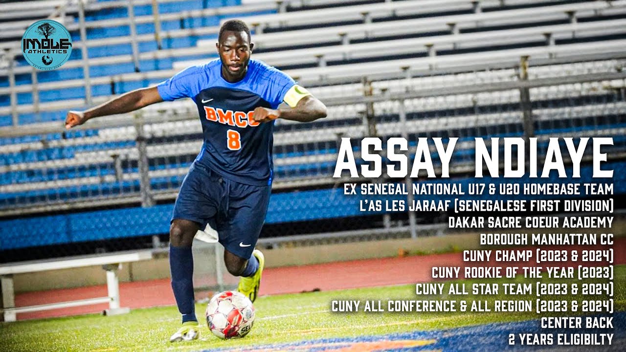 Assay Ndiaye | CUNY Rookie of the year | Senegalese Cenetr back highlights