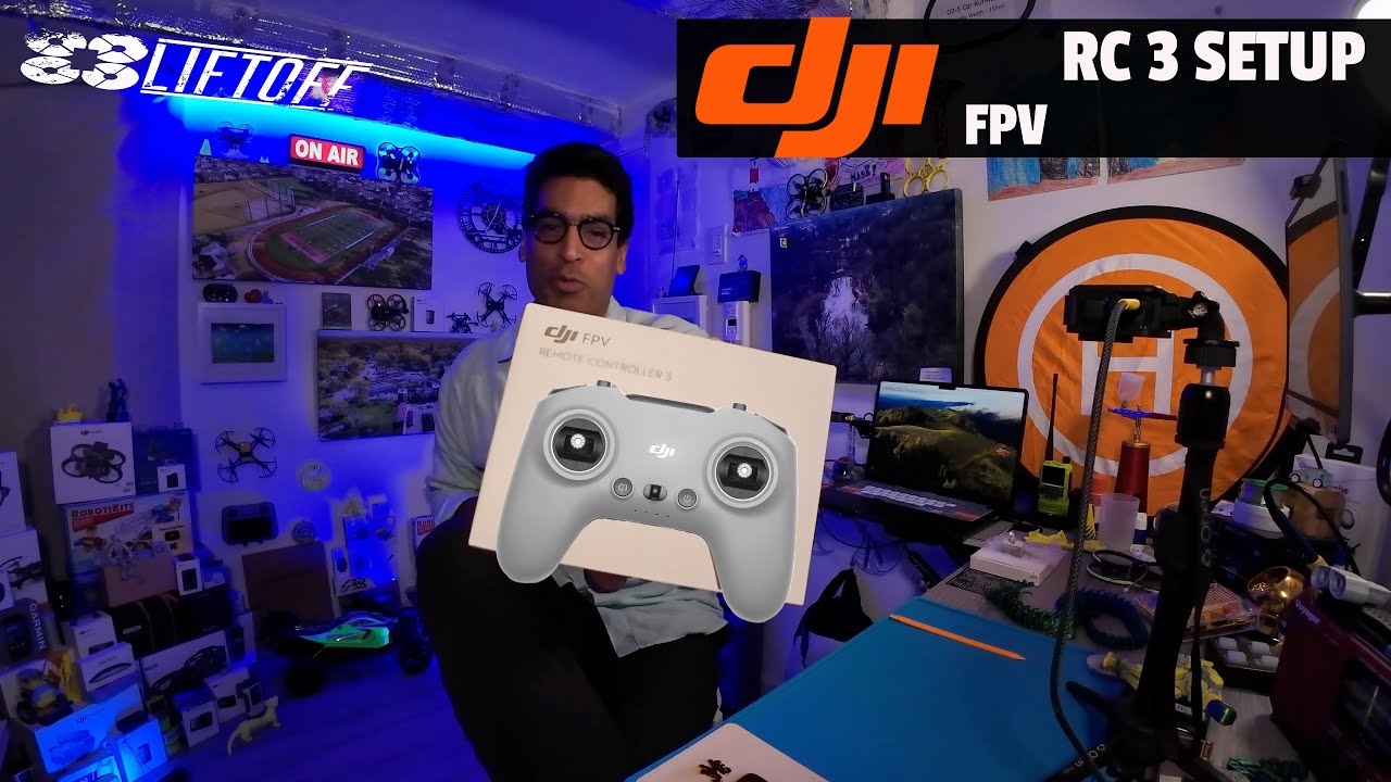 DJI FPV Remote Controller 3, Remote controller 3 setup, how to put dji rc into manual mode,