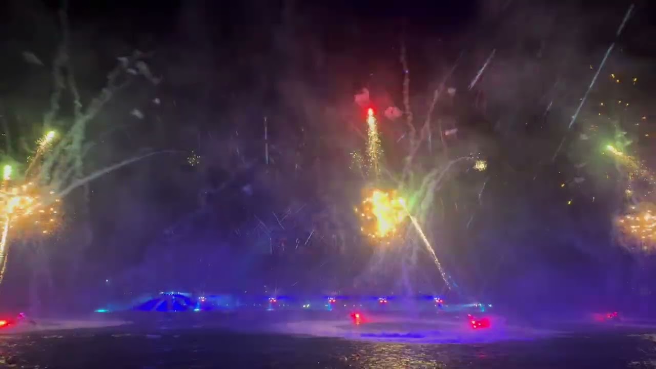 Symphony of the sea show in Sunset Town, Phu Quoc, Vietnam 