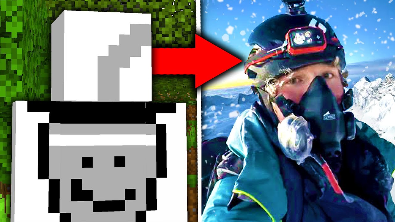 YouTube-блогер Minecraft, покоривший Эверест