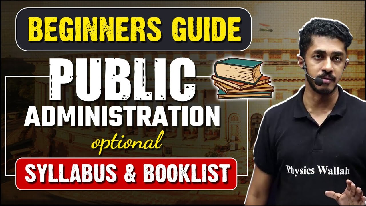 Public Administration | Essential Books and Preparation Tips by Nikhil Sir | OnlyIAS