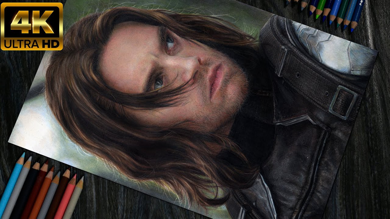 Drawing The Winter Soldier-Bucky Barnes（Sebastian Stan）
