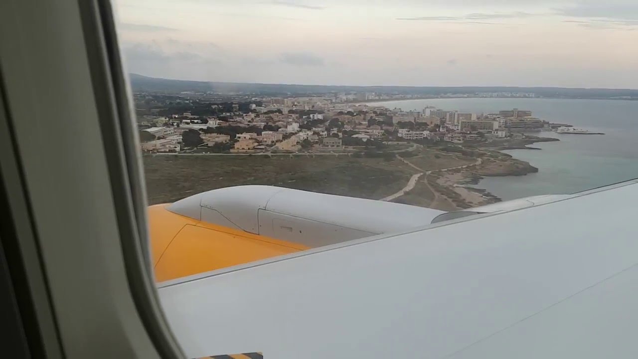 Landung auf Palma de Mallorca Condor B757-300 [21.3.16]