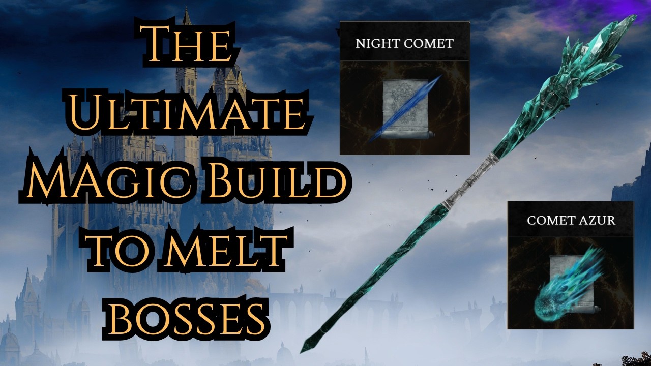 Comet Azur Spellcaster | Base Game & DLC Build | NG+ Ready | Elden Ring Guide