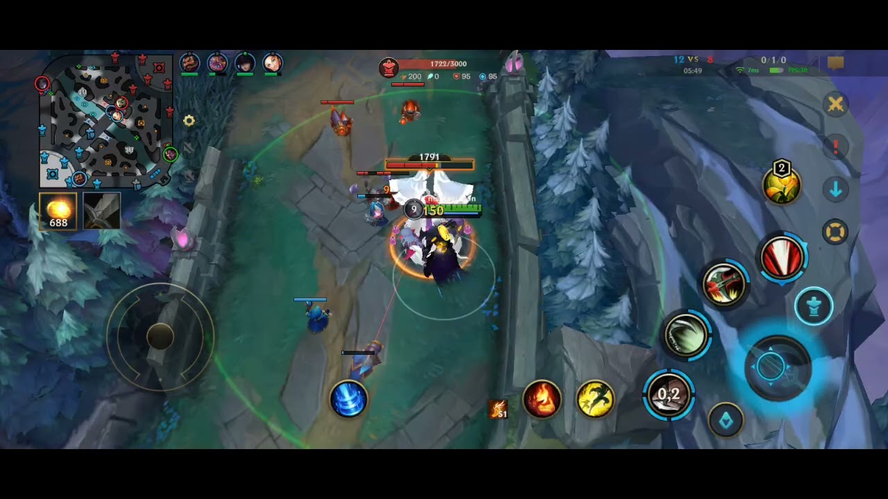 Jogando uma partida de lol com o meu irmão