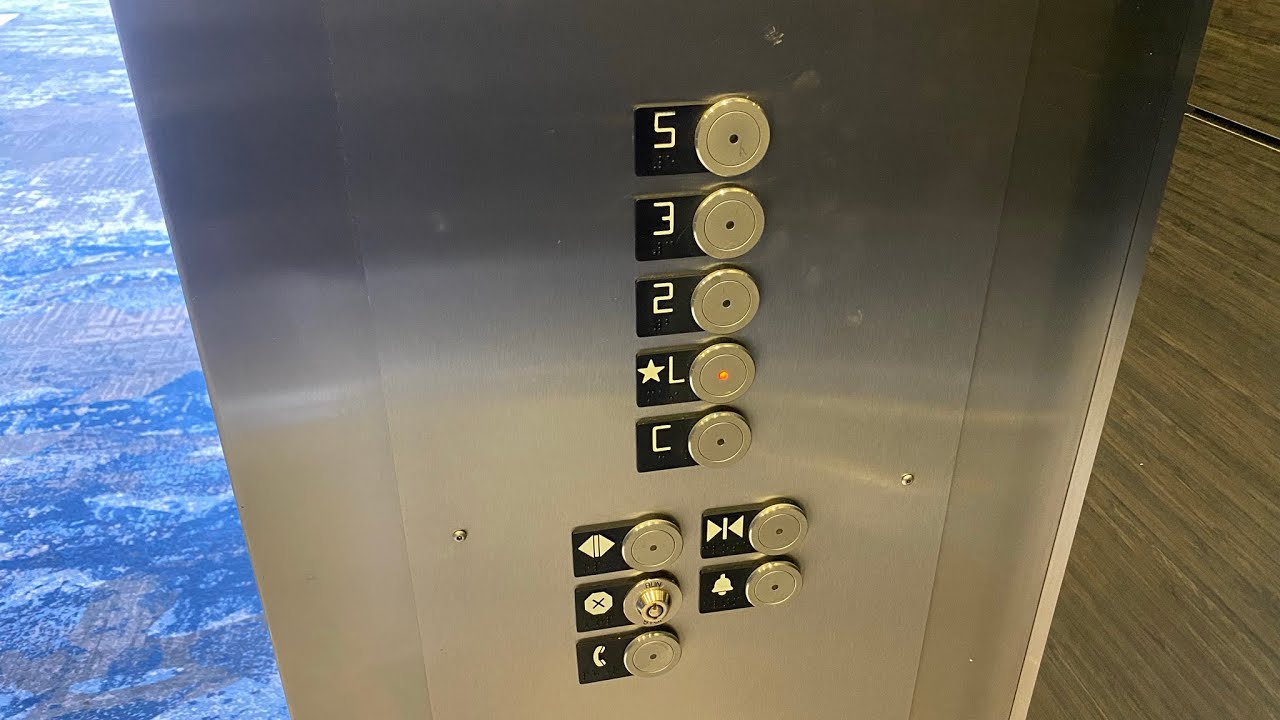 Newer Kone Elevators - Hilton Hotel and Convention Center - Downtown Cleveland, Ohio