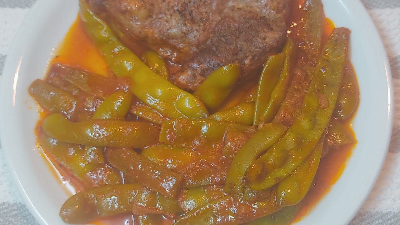 Μοσχάρι με φασολάκια Έβρου 