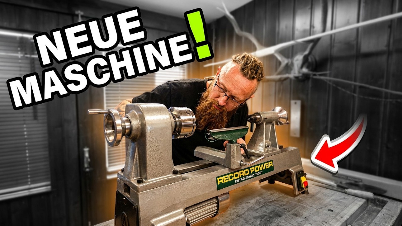 Drechselbank, Record Power Coronet Herald. Unboxing und Aufbau.
