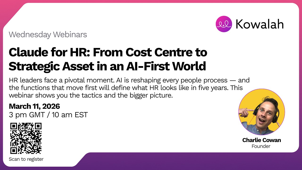 Claude for HR - How people teams can use Claude to build the organisation of the future.
