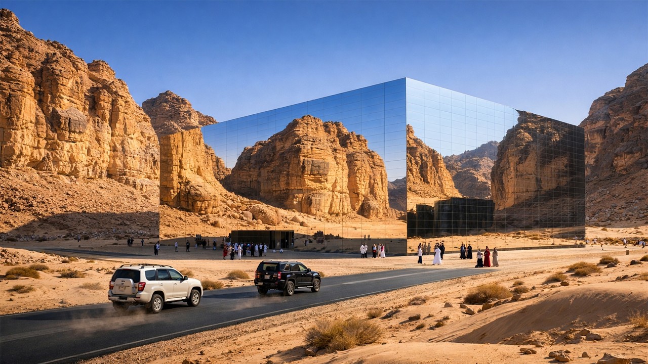 World's BIGGEST Mirror Building — You Won't BELIEVE What It Reflects! 🤯🏜️