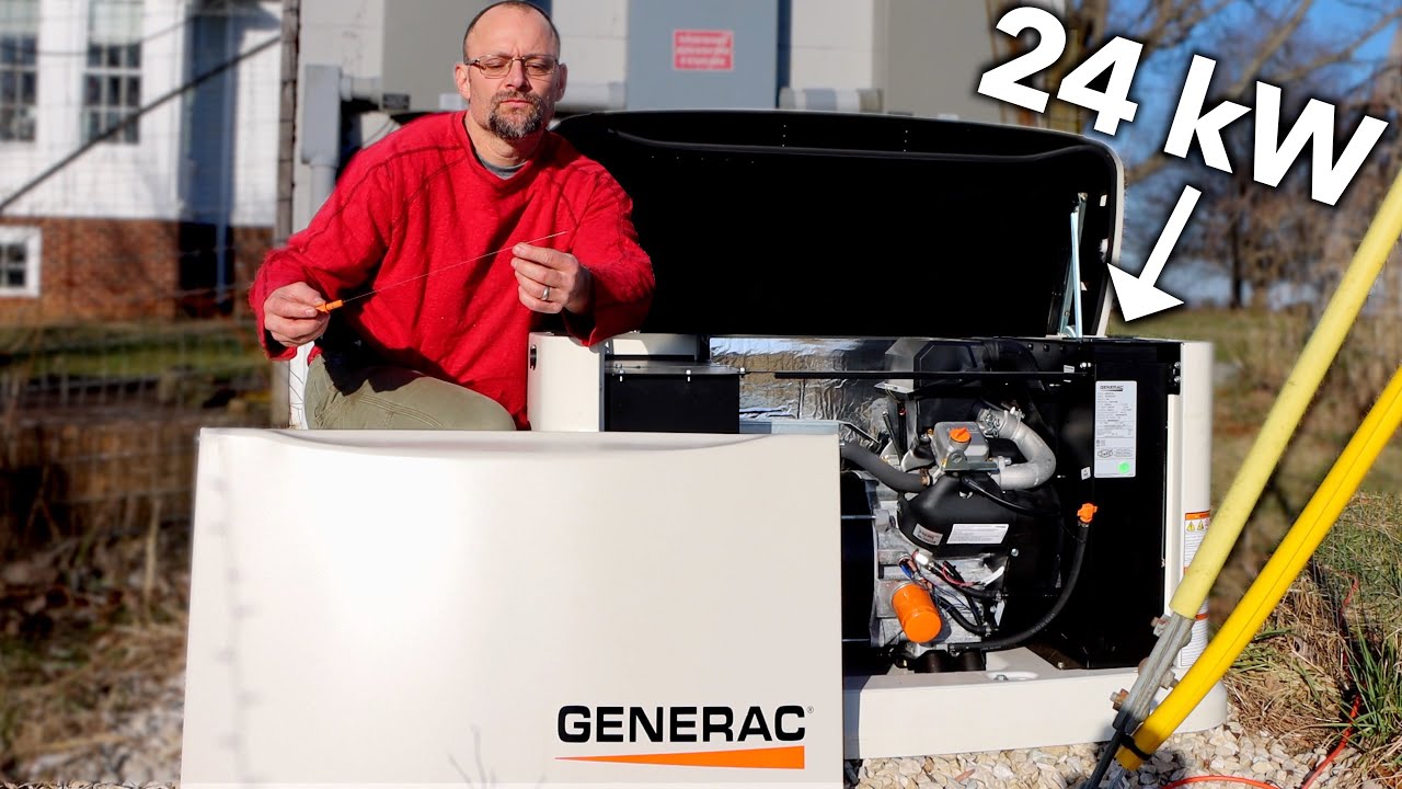 Emergency Standby Generator Install, DIY Start to Finish.  Generac 24kW Backup Generator.