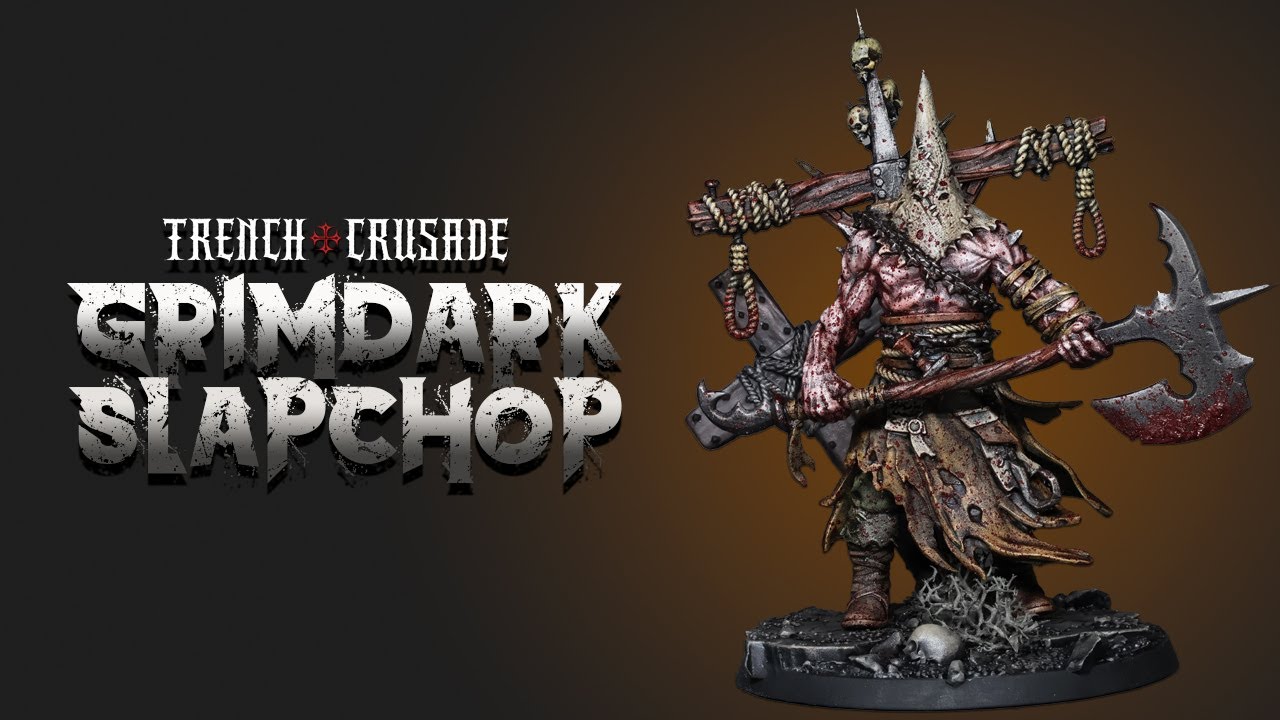 How Speed Paint Grimdark Trench Crusade Trench Pilgrim Executioner With New Villainy Inks Phase 2