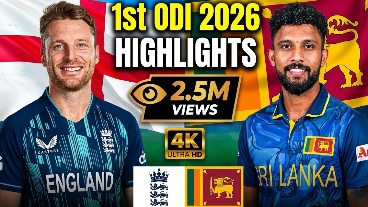 Лучшие моменты матча sl против eng в первом однодневном матче 2026 года | Лучшие моменты матча Sr...