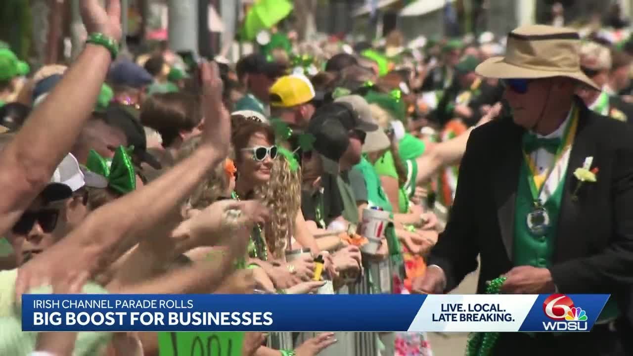 Irish Channel parade rolls