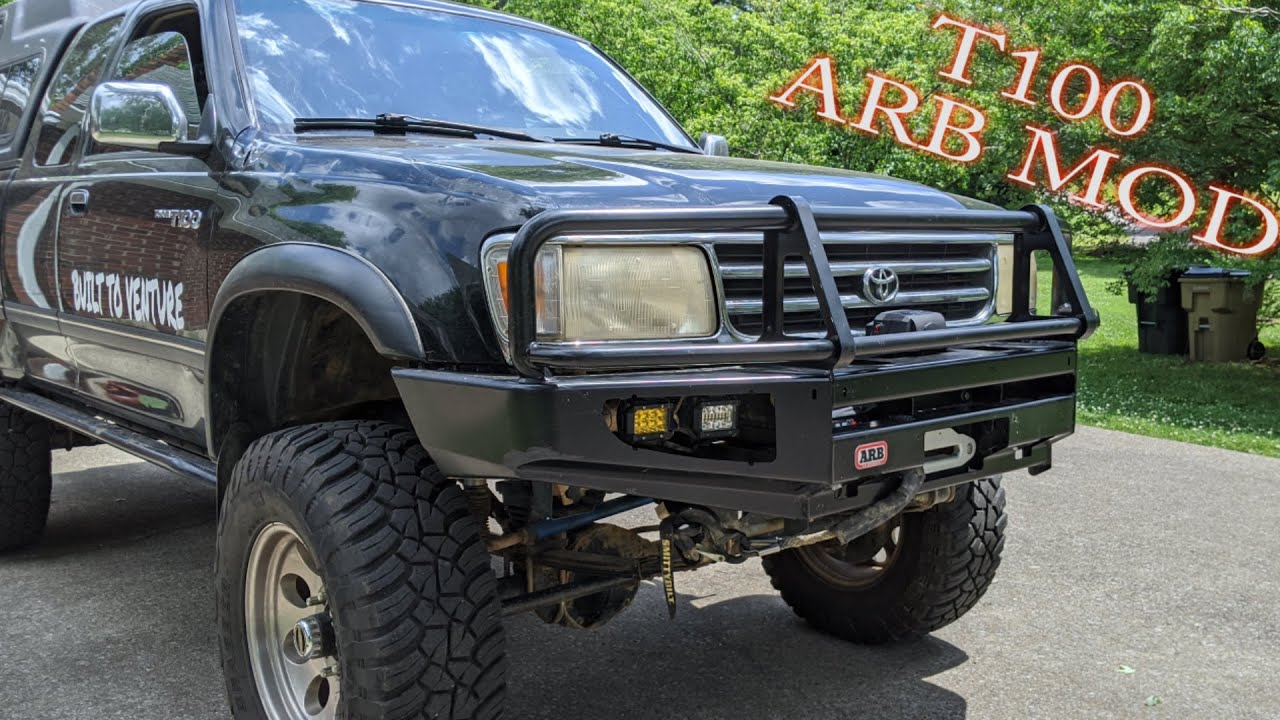 Toyota T100 ARB Bumper - How I modified an ARB bumper to fit my T100