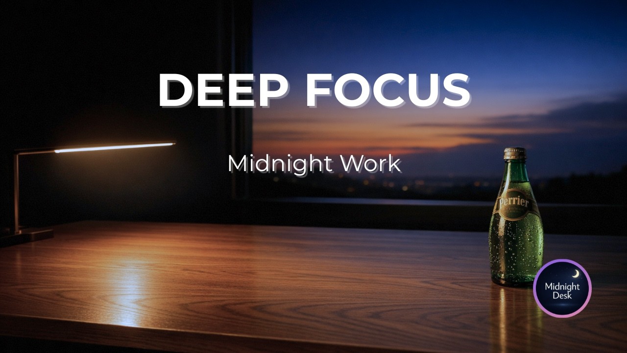 Deep Focus Music for Work | Weekend Flight – Midnight Office Ambient (1 Hour)[Vol.154]