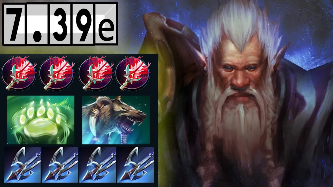 LONE DRUID - Zero Mistakes! [Full Match Gameplay Dota 2] 7.39e