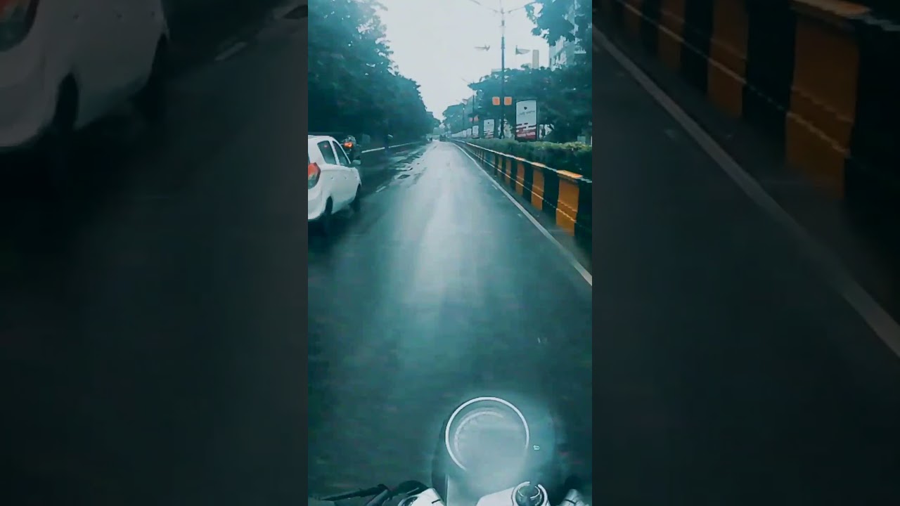 Amplifier.. slow riding in rain 🌧️ Honda Highness CB 350