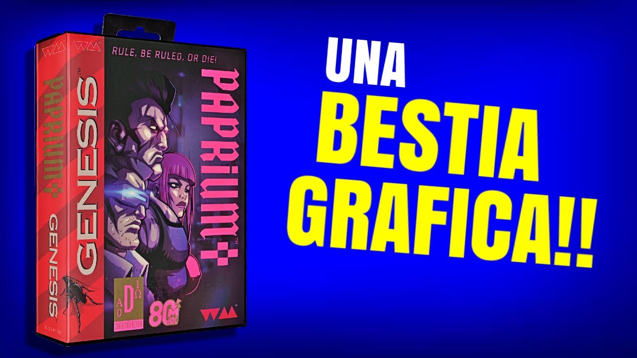 AL FIN EMULADO! Paprium, una BESTIA GRAFICA! (Genesis - Mega Drive - Homebrew - 2025)