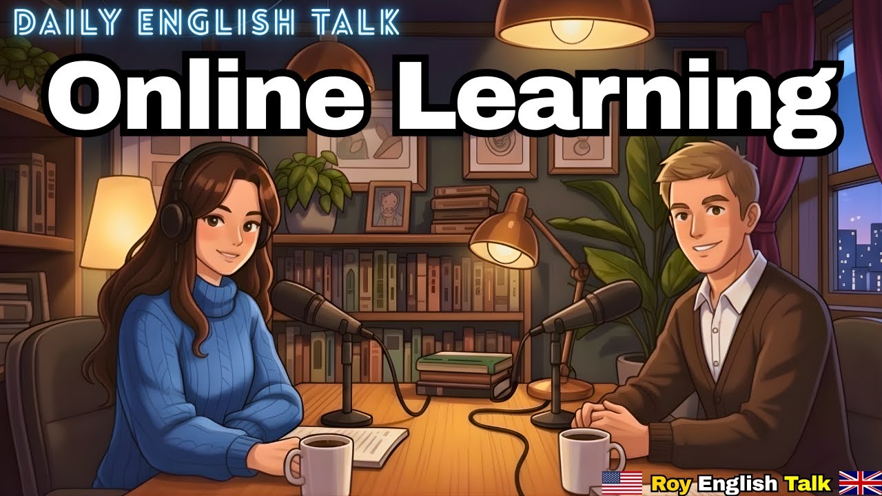 How to Talk About Online Learning in English | Daily Routine English (A1–A2)