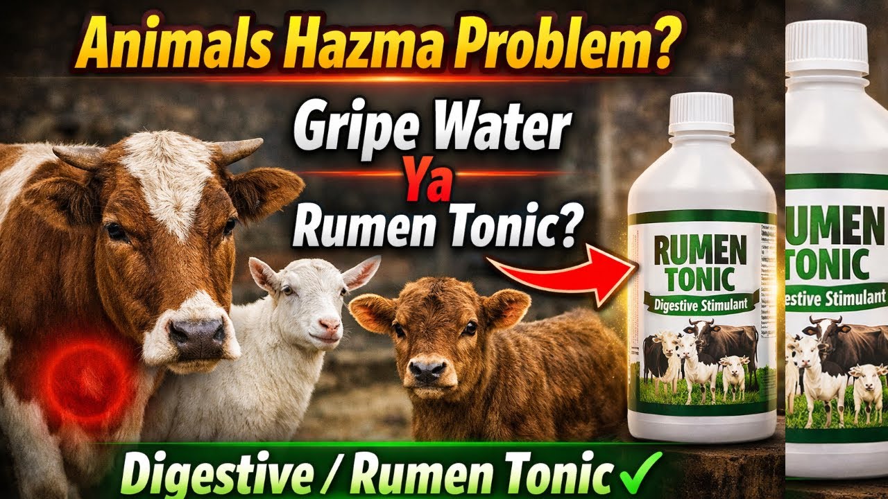 Animals Hazma Problem? | Gripe Water Ya Rumen Tonic | Digestive Tonic for Farm Animals