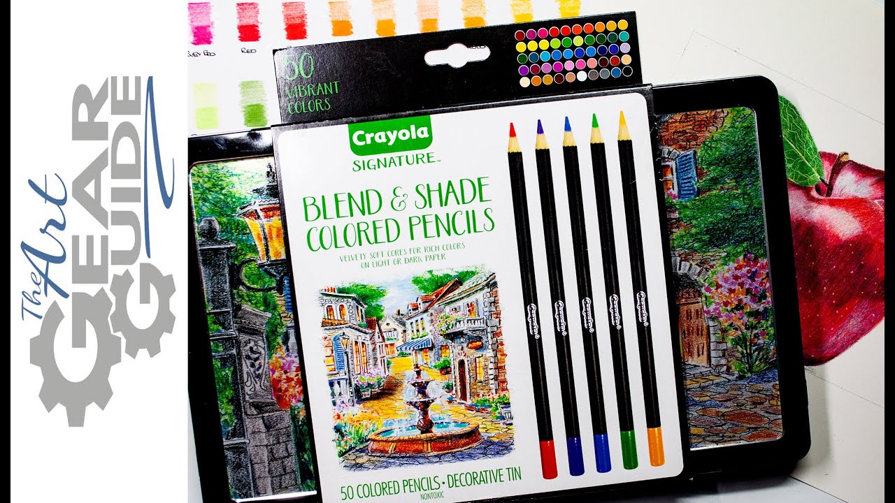 Crayola Signature Blend and Shade Colored Pencil Review