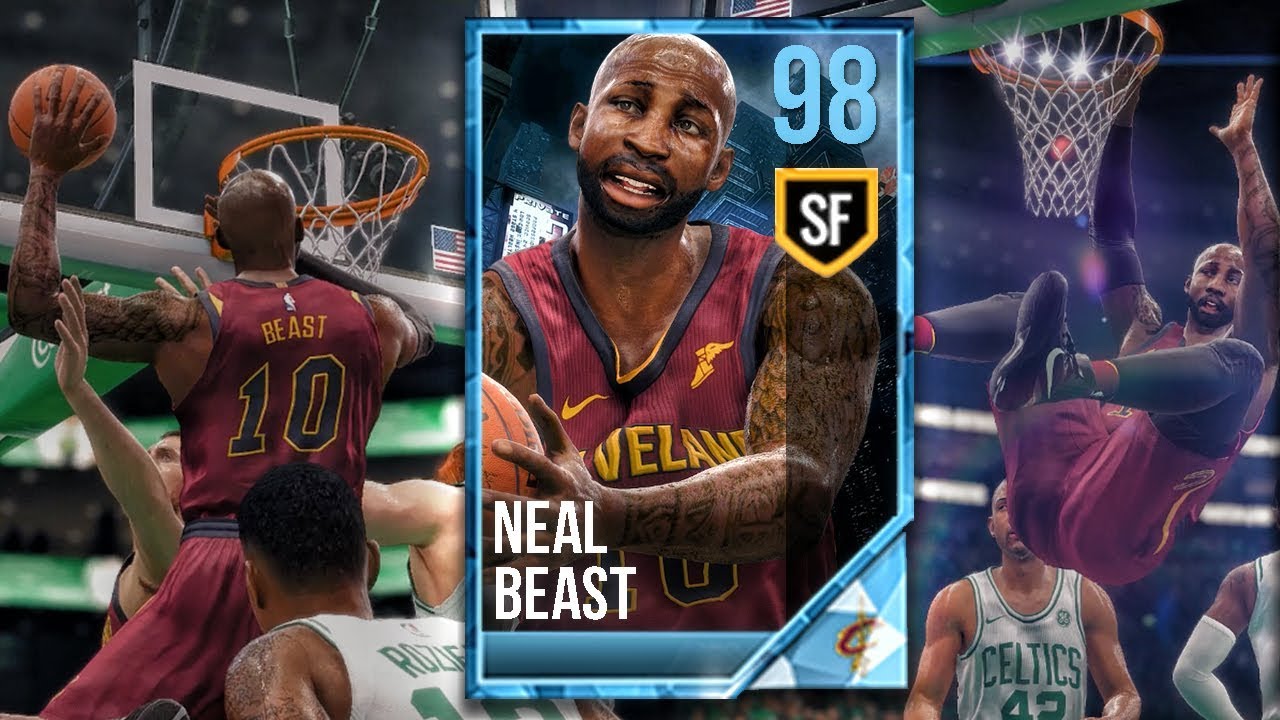 1ST PLAYOFF GAME FOR 98 OVR PLATINUM NEAL BEAST vs CELTICS! NBA Live 18 The One Career Gameplay